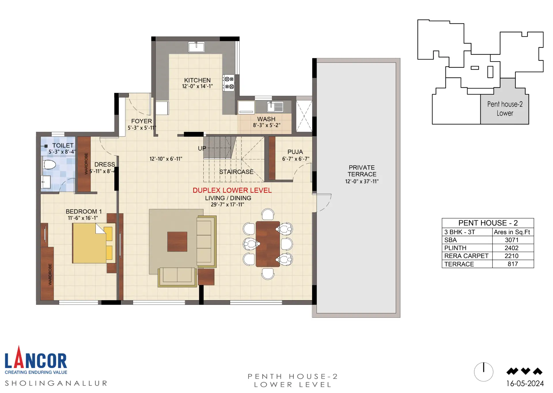 PENT HOUSE-2 LOWER